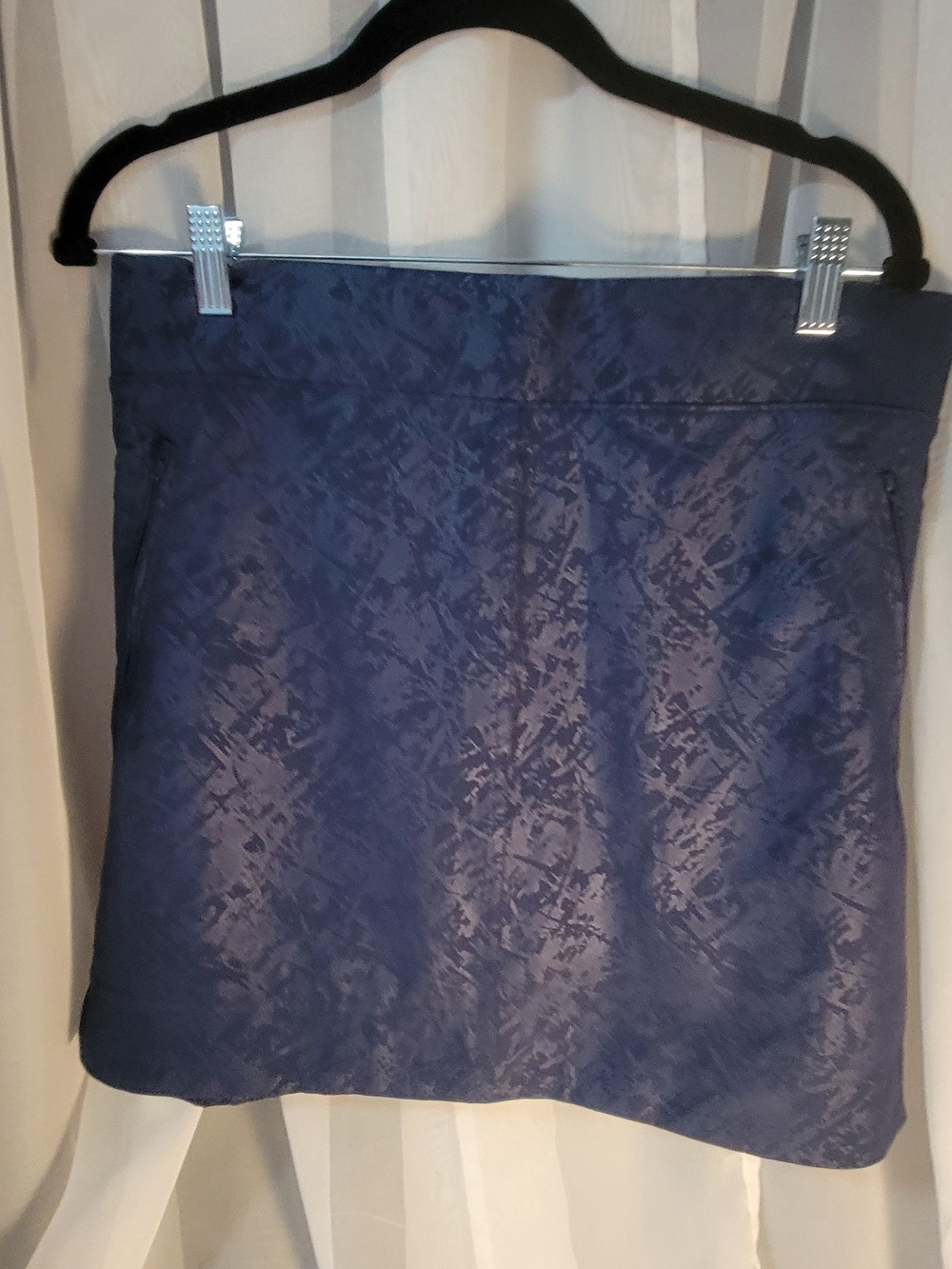 Orvis Navy Textured A-Line Sport/ Casual Skort